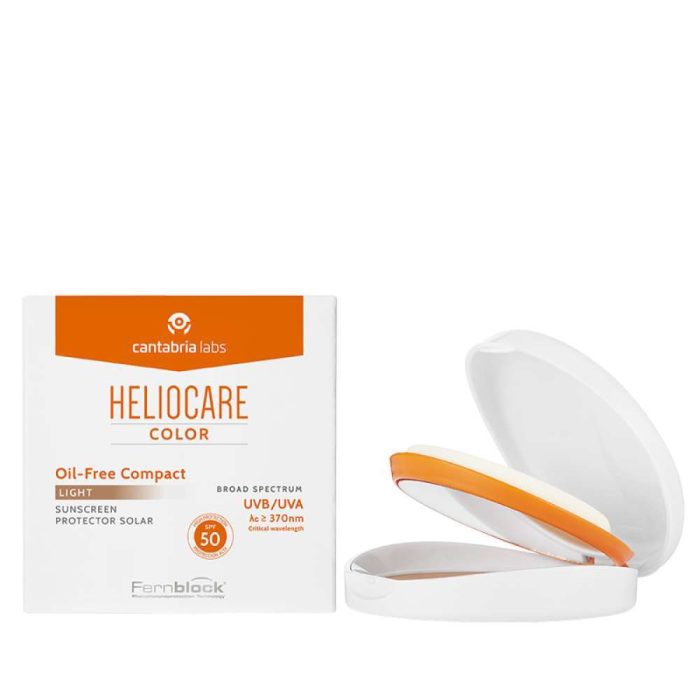 HELIOCARE Oil Free - Крем-пудра компактная с SPF 50 для ж/кожи (натуральный), 10г